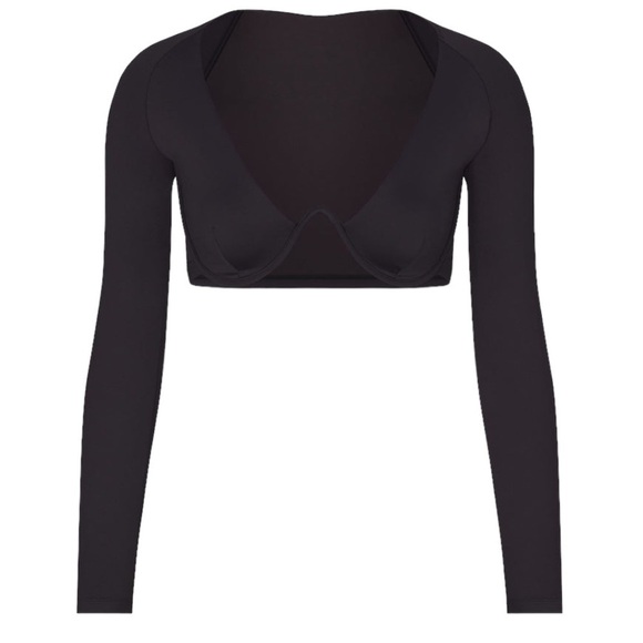 SKIMS Swin Long Sleeve Underwire Top - Picture 8 of 8